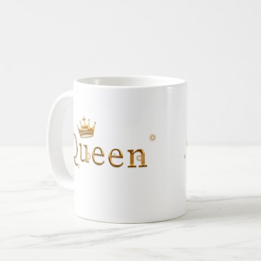 QUEEN コーヒーマグカップ (正面左)