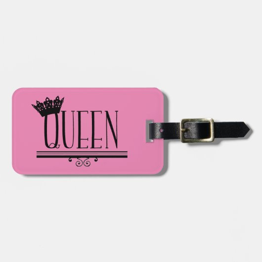 「QUEEN」 – 全く素晴らしい！ ラゲッジタグ (正面横)