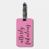 「QUEEN」 – 全く素晴らしい！ ラゲッジタグ (裏面縦)