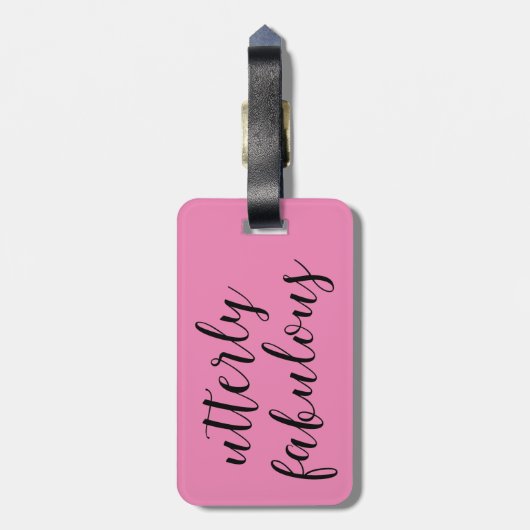 「QUEEN」 – 全く素晴らしい！ ラゲッジタグ (裏面縦)