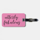 「QUEEN」 – 全く素晴らしい！ ラゲッジタグ (裏面横)