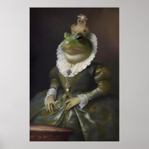 Queen 威厳のある Frogポスター