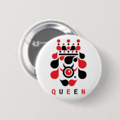 QUEEN 缶バッジ (正面&裏面)