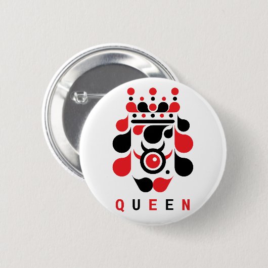 QUEEN 缶バッジ (正面&裏面)