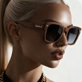 Queen A Wooden Sunglasses – Personalized 2026 サングラス