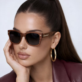 Queen A Wooden Sunglasses – Personalized 2026 サングラス