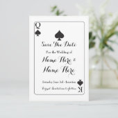 Queen Ace Spades Wedding日付王の招待を救って下さい セーブザデート (スタンド正面)
