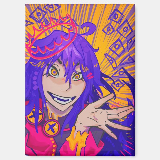Queen anime マグネット (正面)