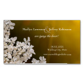 Queen Anne's Laceのサンライトの結婚式は、日付を除く マグネット名刺 (正面)