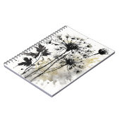 Queen Anne's Lace - Watercolor flowers ノートブック (左側)