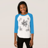 Queen Bee花付きSonja A.S. Tシャツ (正面フル)