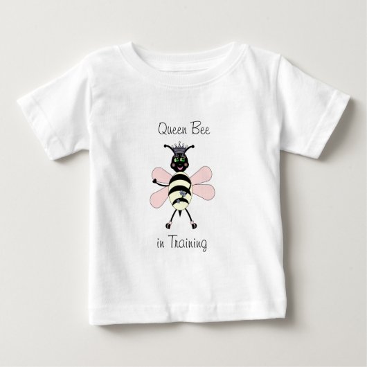 Queen Bee in Training ベビーTシャツ (正面)