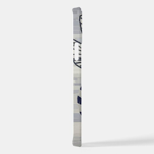 Queen Bee Mosaic Phone Case – Honeycore Geometric  iPhoneケース (右側面)