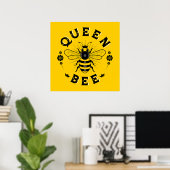 Queen Bee Squareポスター(24x24) ポスター (ホームオフィス)
