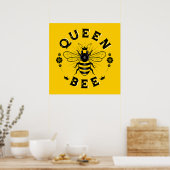Queen Bee Squareポスター(24x24) ポスター (キッチン)