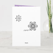 Queen Bee Valentine's Day Card by Sonja A.S. シーズンカード (裏面)