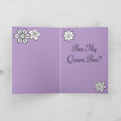 Queen Bee Valentine's Day Card by Sonja A.S. シーズンカード (内部)