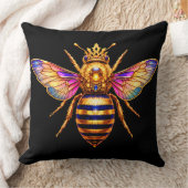Queen Bee With Crown クッション (ブランケット)