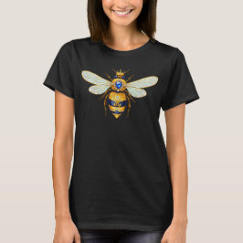 Queen Bee With Crown Tシャツ