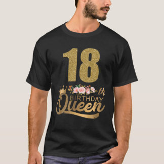Queen Birthday 18Th Crown Birthday Party 18 Year O Tシャツ