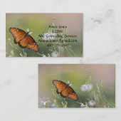 Queen Butterfly in Morning Light名刺 名刺 (正面/裏面)