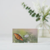 Queen Butterfly in Morning Light名刺 名刺 (スタンド正面)