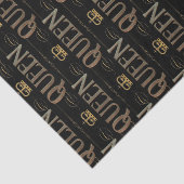 QUEEN Calligraphy Lettering  - Elegant Rich Royal 薄葉紙 (詳細)