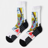 QUEEN CARD ソックス (左)