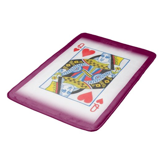 QUEEN CARD バスマット (アングル)
