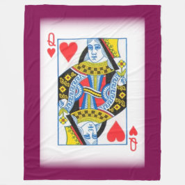 QUEEN CARD フリースブランケット