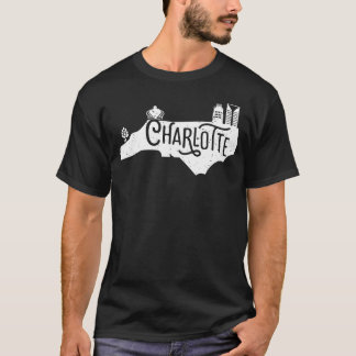Queen City 704 Shop Charlotte North Carolina State Tシャツ