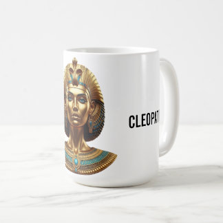 Queen Cleopatra – Golden Egyptian Majesty Art Desi コーヒーマグカップ