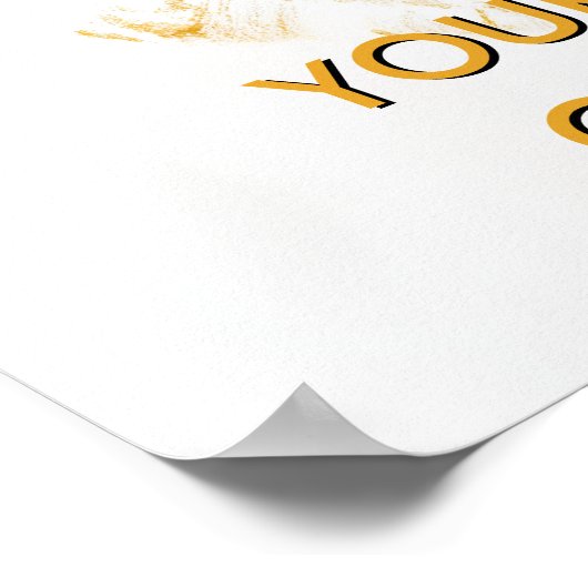 Queen Crown Portrait-Create Your Own Motivational  ポスター (角)