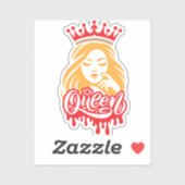 Queen Design – Elegant Royal Crown シール (シート)