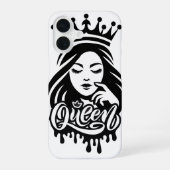 Queen Design – Elegant Royal Crown iPhone 16ケース (裏面)