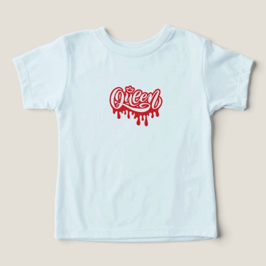 Queen Design – Elegant Royal Crown Typography for (デザイン正面)