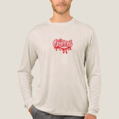 Queen Design – Elegant Royal Crown Typography for  トライブレンドＴシャツ (正面)