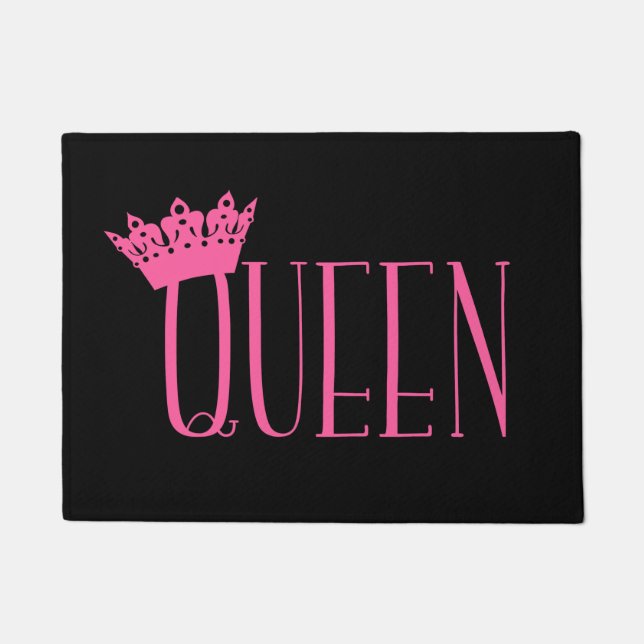 "QUEEN" - Door Mat ドアマット (正面)