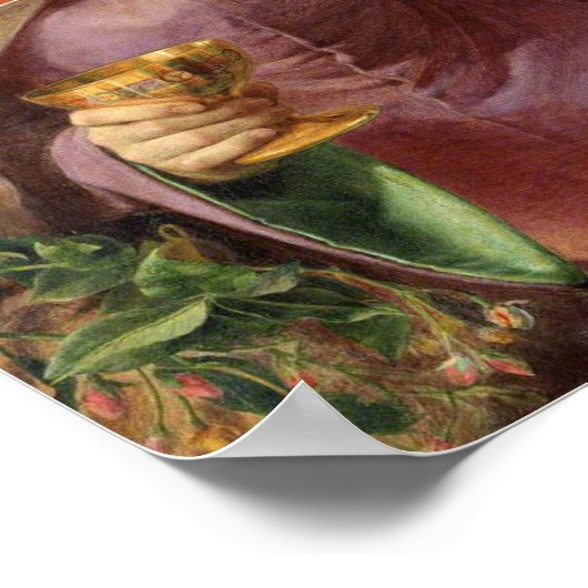 Queen Eleanor, c.1858 by Frederick Sandys ポスター (角)