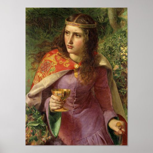 Queen Eleanor, c.1858 by Frederick Sandys ポスター (正面)