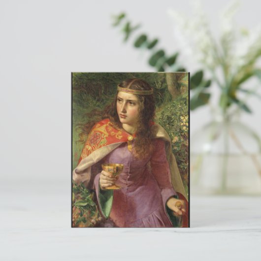 Queen Eleanor, c.1858 by Frederick Sandys ポストカード (スタンド正面)