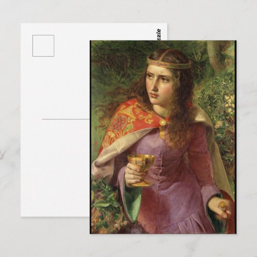 Queen Eleanor, c.1858 by Frederick Sandys ポストカード (正面/裏面)