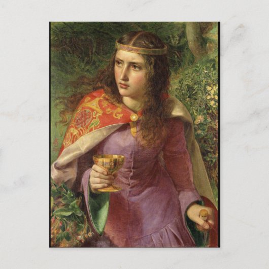 Queen Eleanor, c.1858 by Frederick Sandys ポストカード (正面)