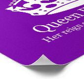 Queen Elizabeth 11 Reign of 70 years ポスター (角)