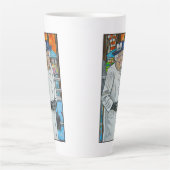 Queen Elizabeth At Paddington Station カフェラテマグ (正面)