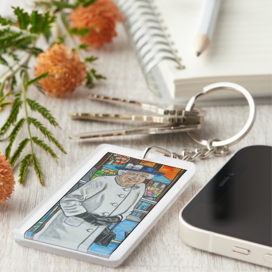 Queen Elizabeth At Paddington Station キーホルダー (正面右)