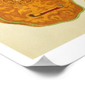 Queen Elizabeth I lute by John Rose, 1580, from 'M ポスター (角)