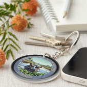 Queen Elizabeth National Park Uganda キーホルダー (正面右)