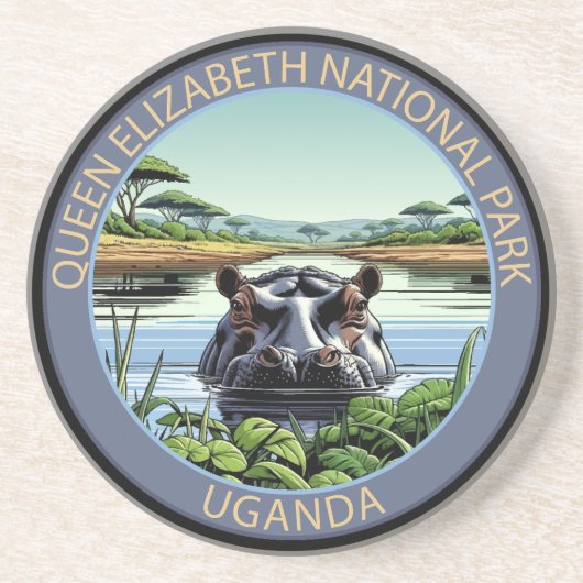 Queen Elizabeth National Park Uganda コースター (正面)