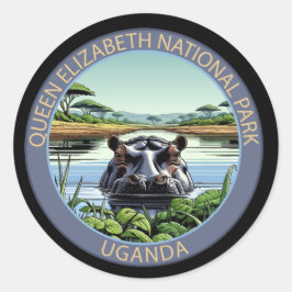 Queen Elizabeth National Park Uganda ラウンドシール